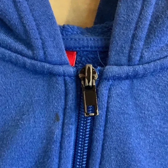 Team Apparel 2020 Tokyo Olympic Blue Zip-Up Hoodie Sweatshirt - Picture 3 of 7